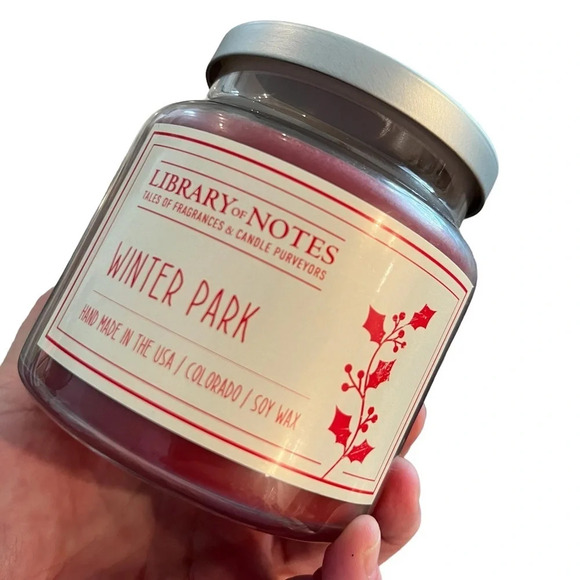 New Library of Notes Winter Park Candle Made in Colorado - Picture 5 of 5